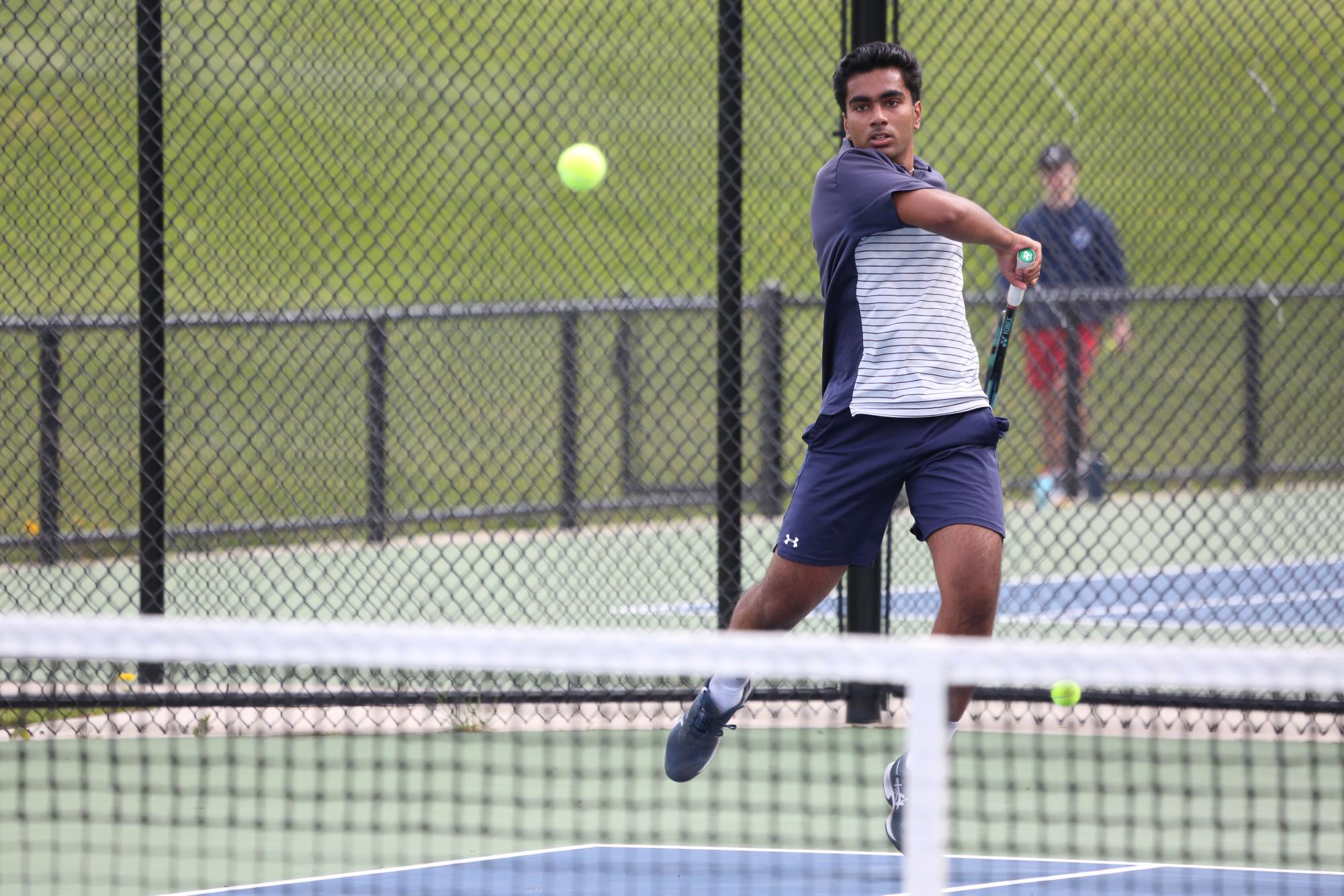 Competing number two for singles, Annamaneni led the team to an 8-3 record.