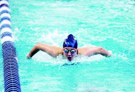 Girls Varsity Swimming Makes Waves Before Founders