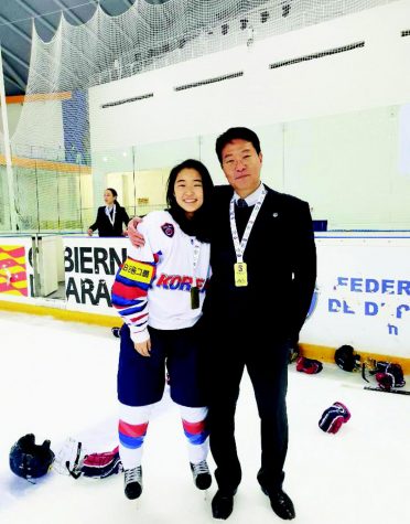Kim ’19 Plays for Korean Hockey Team