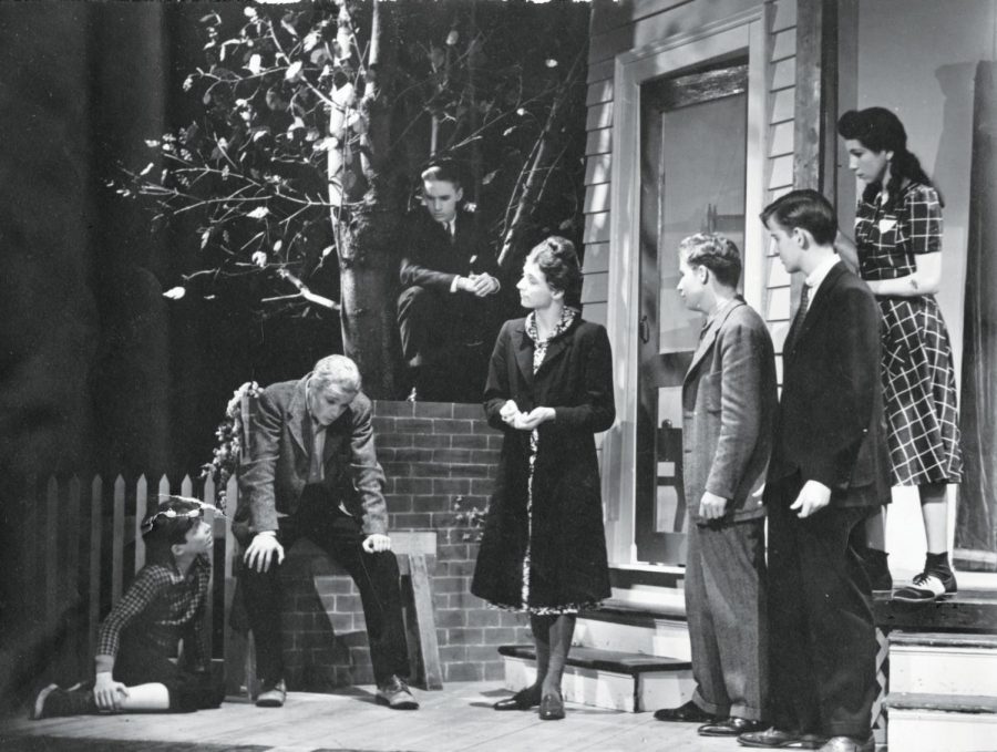 The production of Borrowed Time made its way to the Walker Auditorium stage in 1942.