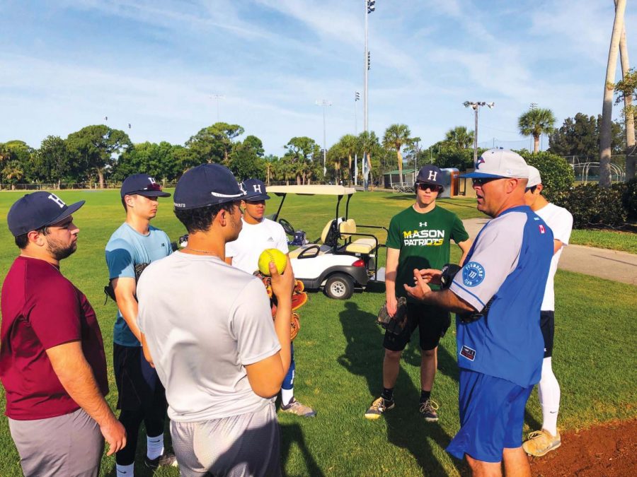 Boys Varsity Baseball on their trip to Dodgertown in Vero Beach, Florida. 
