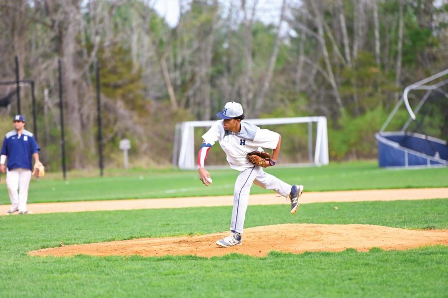 Carlos Martinez ’22 pitched a complete game against K-O.