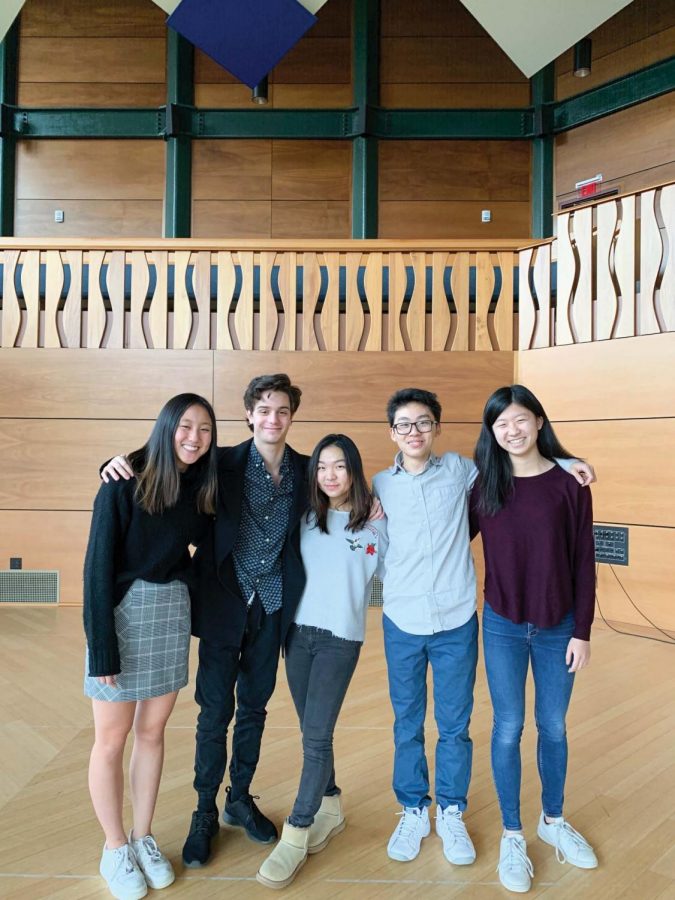 Clara Ma ’23, Noam Ginsparg ’22, Angela Choi ’21, Ricky Shi ’22, and Victoria Chen ’21 won major prizes in their divisions.