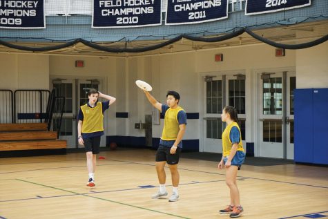 Michael Zhang '21 is a veteran member of the Varsity Ultimate Team.
