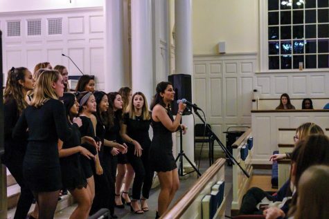The Jackson Jills performed ten songs in the Chapel last Saturday.