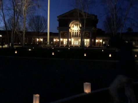 Luminaries lit up Main Circle last Saturday evening.