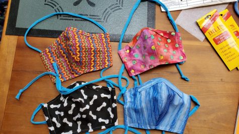 Community members have helped sew handmade masks and other PPE.