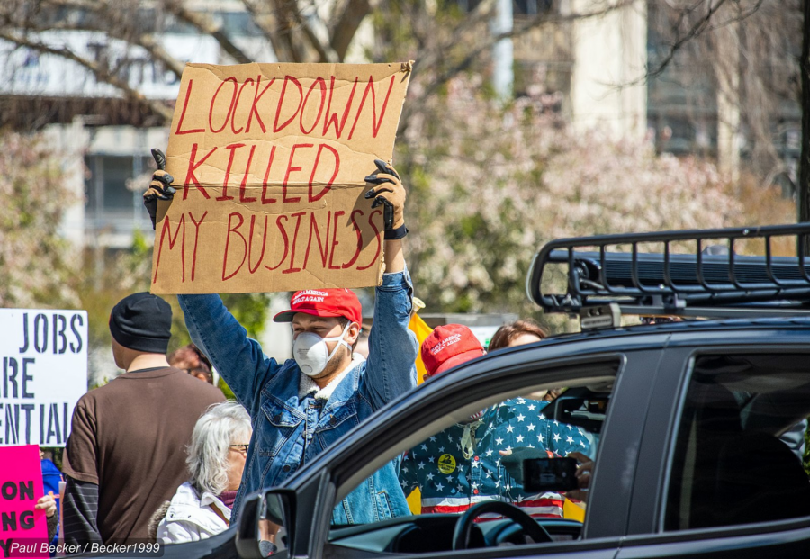 Protests against lockdowns have spread across the nation.
