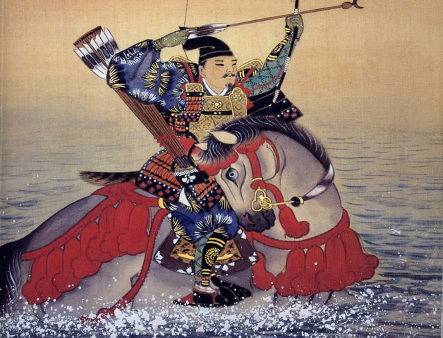 Nasu no Yoichi, a Minamoto Warrior, managed to shoot a fan that was placed on top of an enemy ship’s mast during the Genpei War.