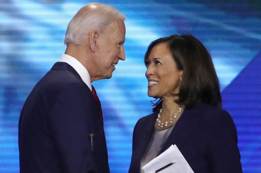 This picture could work if we want to stress Biden and Harris victory (as for what it seems like right now)