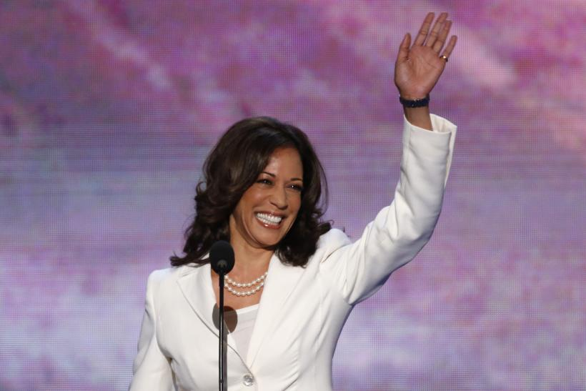 Harris wore white during her victory speech, a reference to the women’s suffrage movement as a symbol of moral purity.