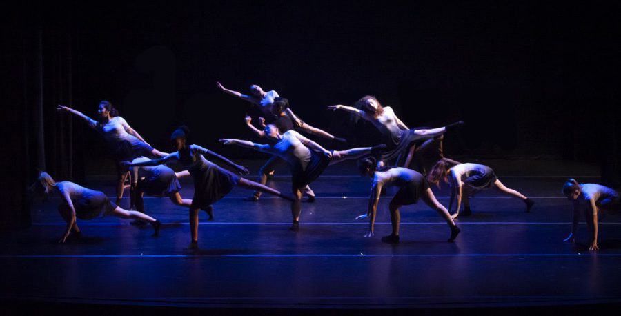 Dance Company performs in the winter of 2019.