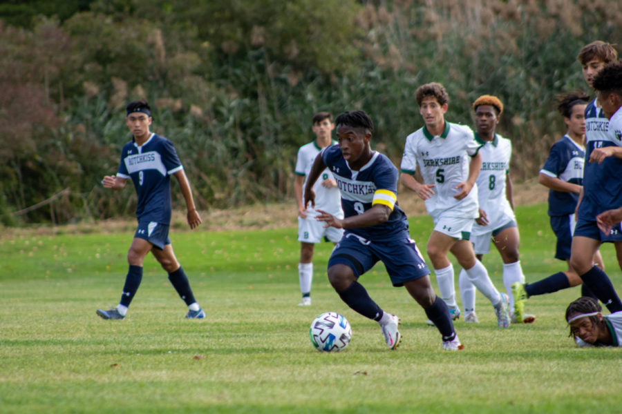 Nuhu plays on the Boys Varsity Soccer team.