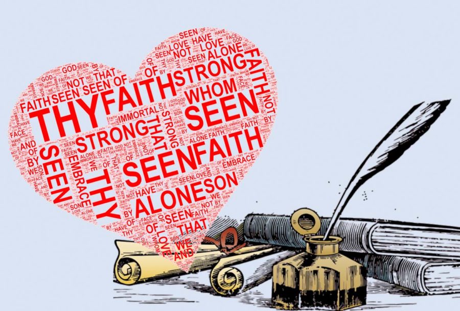 A word cloud of In Memoriam A.H.H. by Alfred Tennyson.