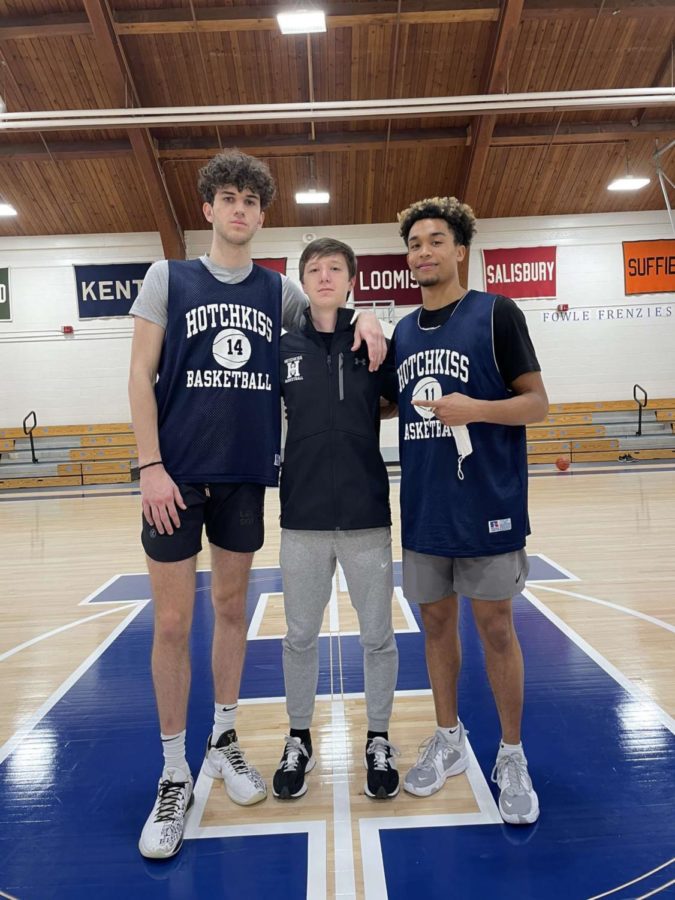 From left: Johnnie Walter ’22, Aaron Tandatnick ’22, and Kenny Noland ’22.