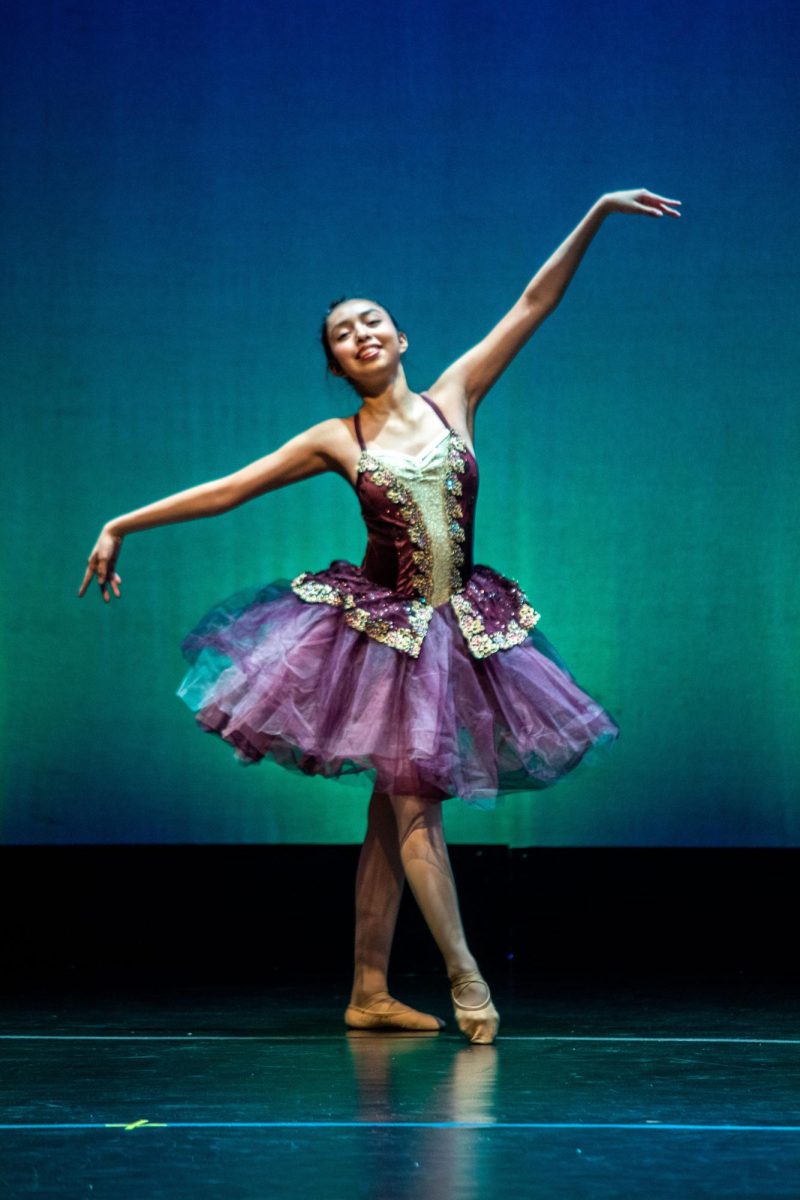 Vasquez perfomed in a ballet piece in Dance Club’s winter showcase last year.