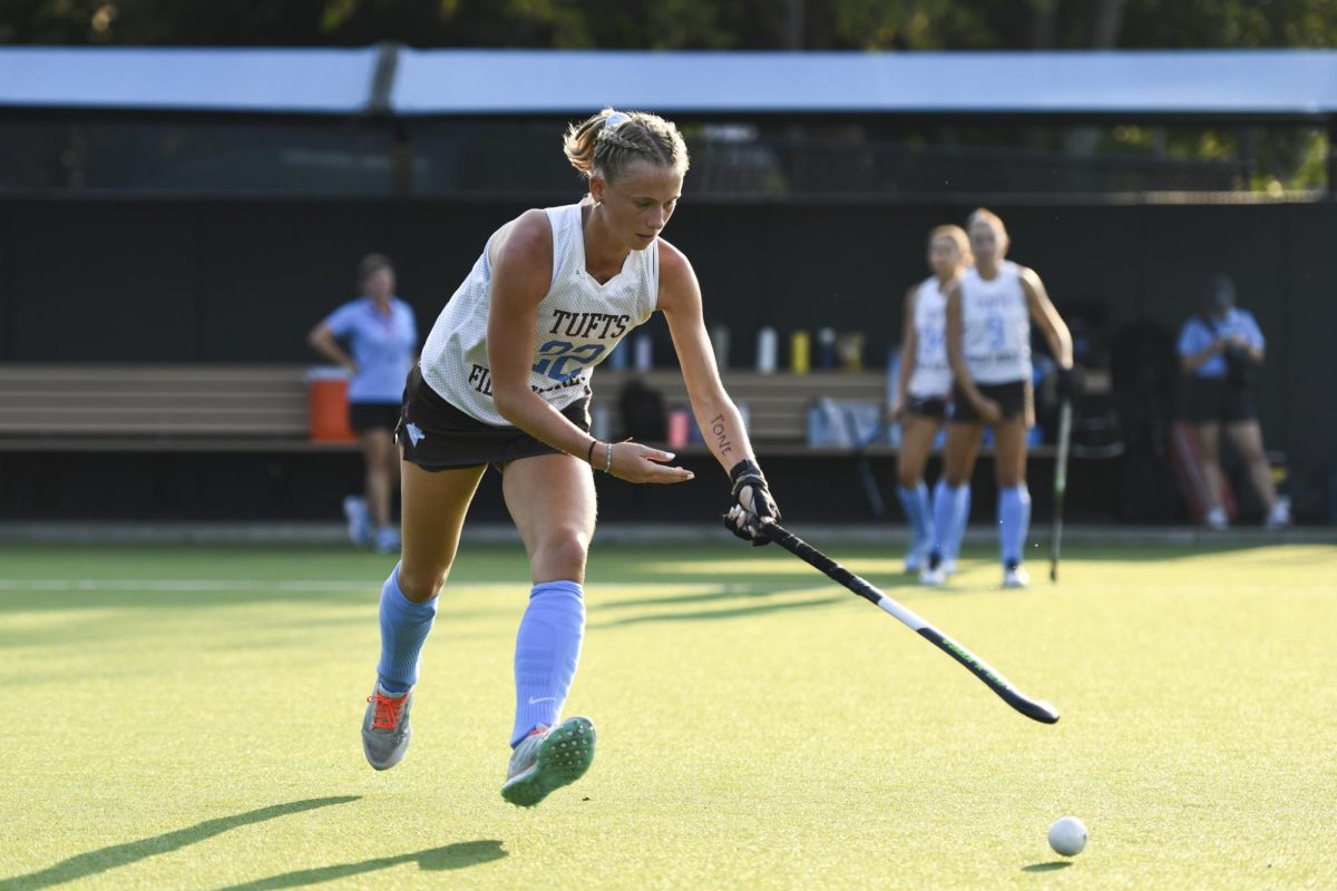 In her second season with the Tufts Elephants, Biccard was tied for the team lead in assists and was second in goals, with seven. 