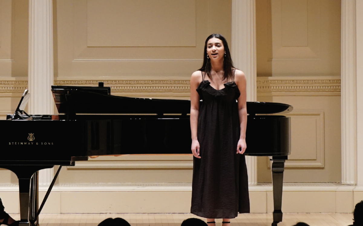 Martinez performs Die Taubenpost by Franz Schubert at Carnegie Hall.