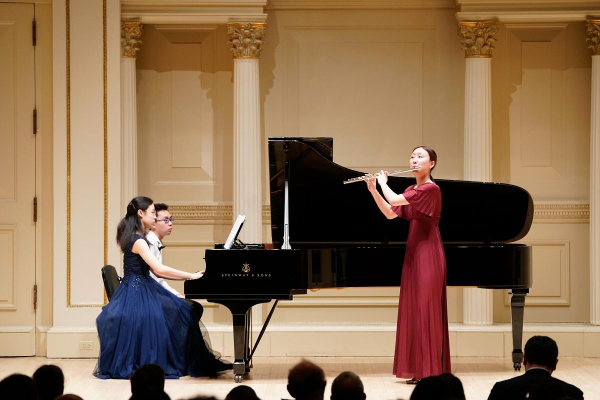 Ma plays on stage at Carnegie Hall in January.