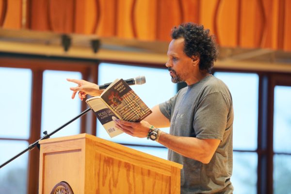 The 2024 Lambert Lecture was delivered by Mr. Ross Gay, an esteemed poet and essayist who teaches at Indiana University.