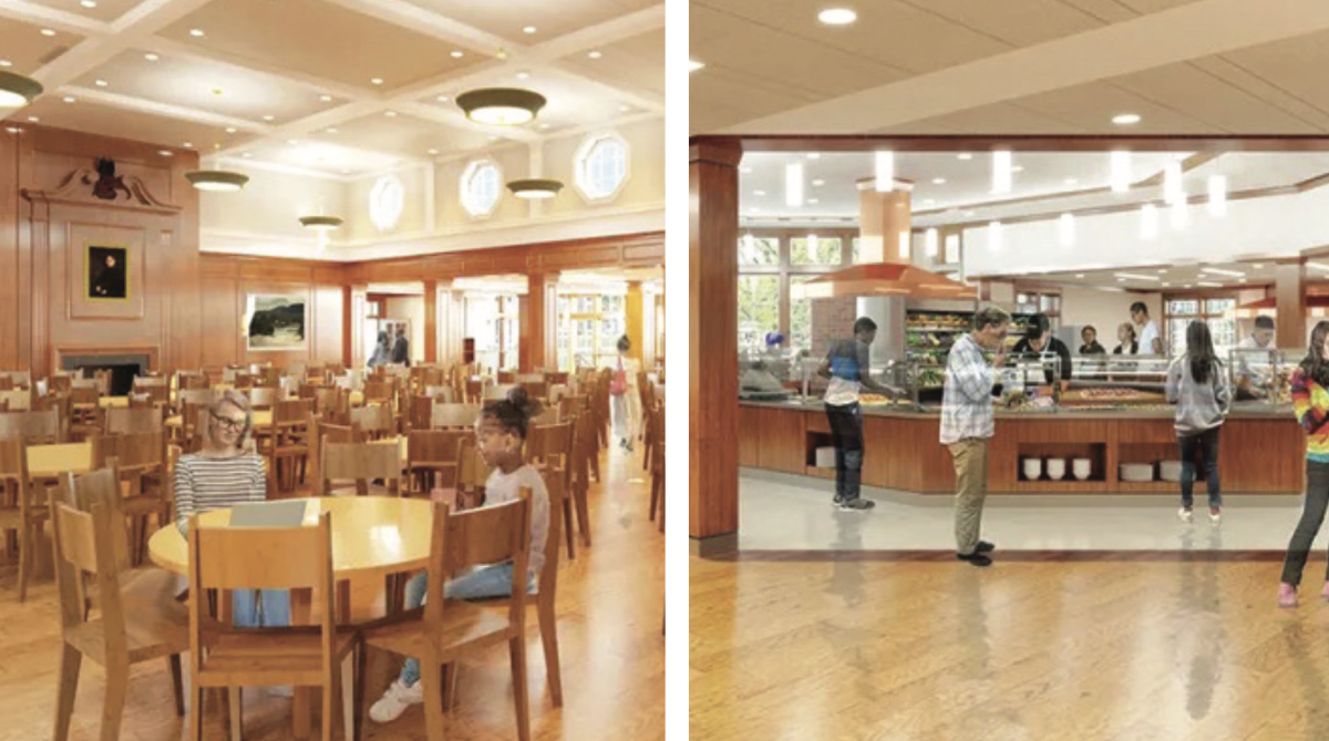 The new Dining Hall will include a completely rebuilt and expanded servery and kitchen.