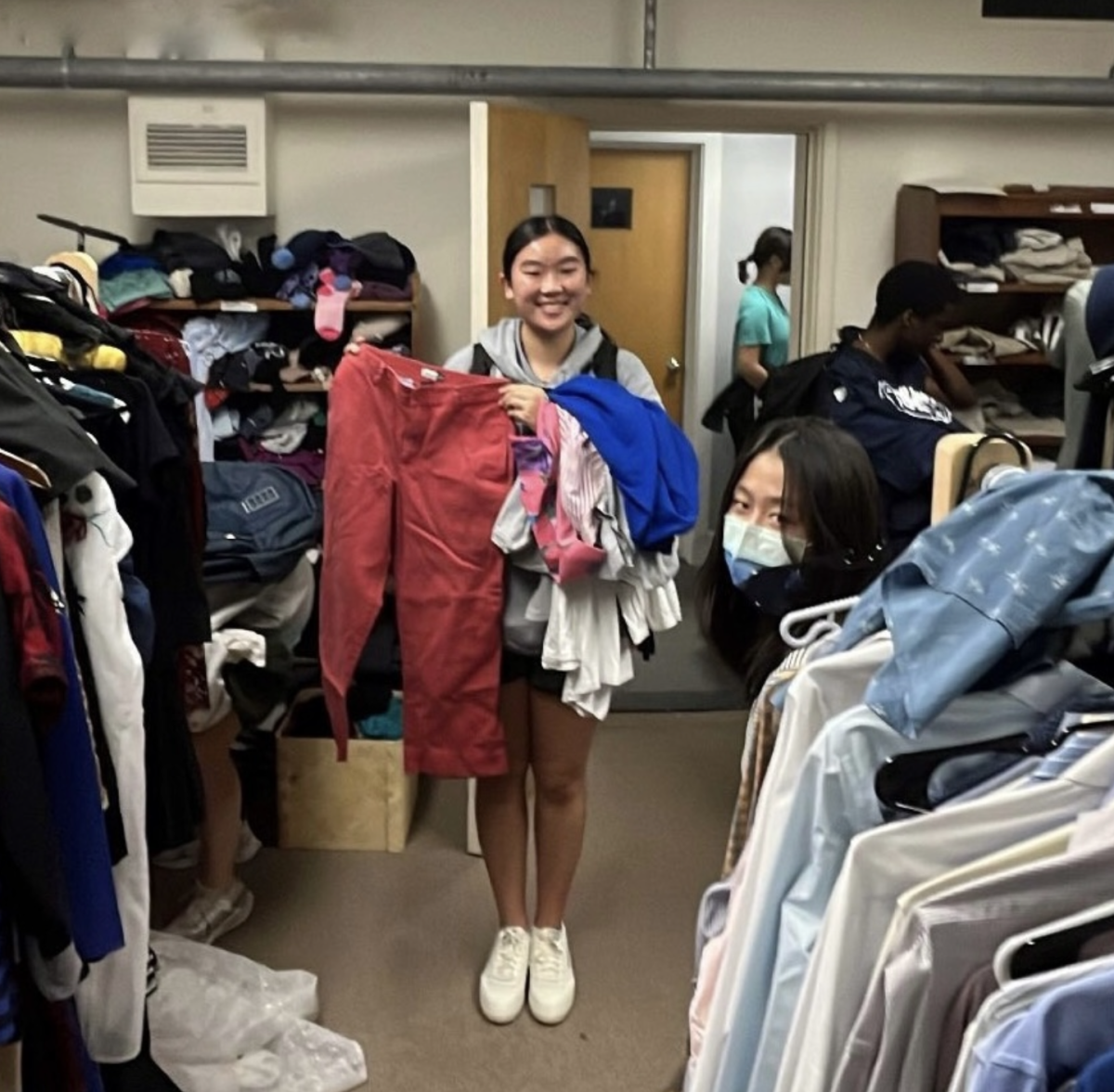 Carrie Cao ’23 visits the Vintage Closet.