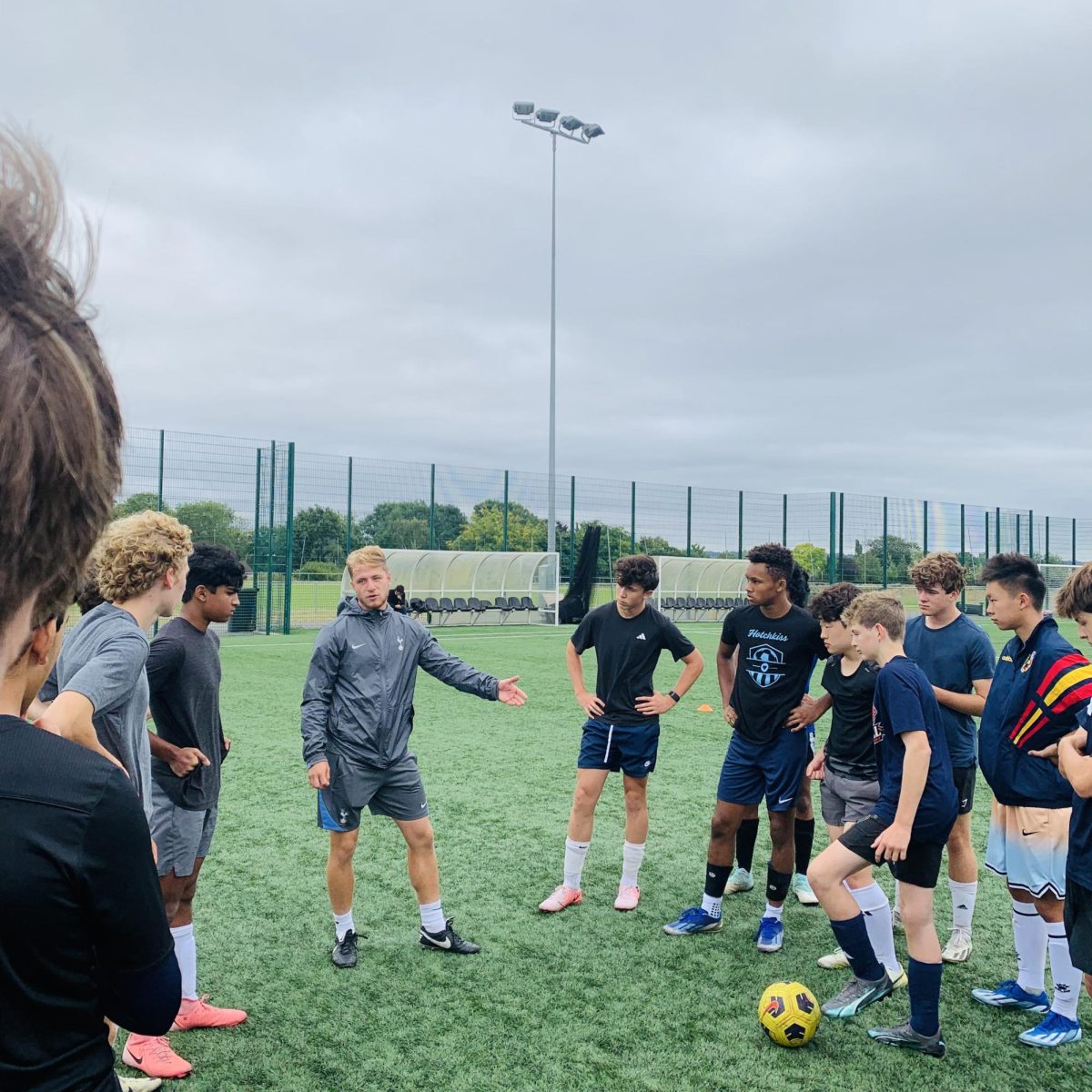 Boys Varsity Soccer had three training sessions with Premier League coaches.