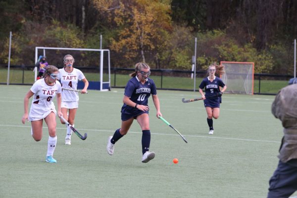 Co-captain Helm leads Varsity Field Hockey, currently with a 7-1 record.