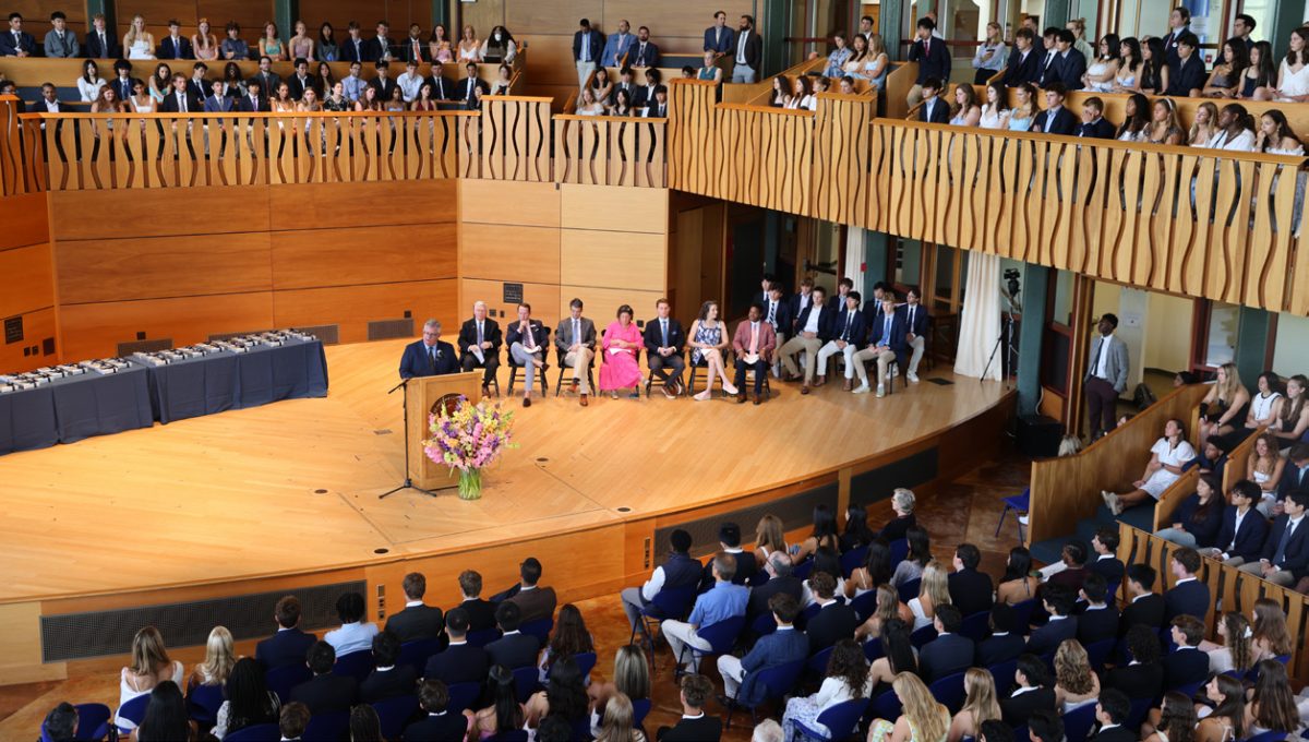 Elfers Hall can no longer seat both students and faculty.