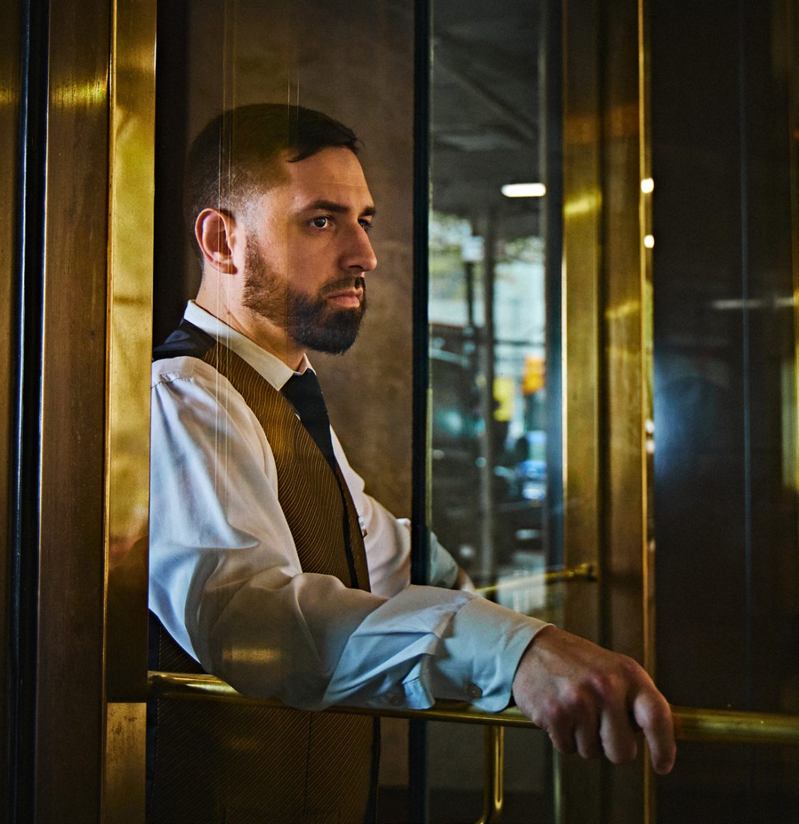 Shin’s portfolio of doormen won a Gold Key at the Scholastic Art Competition.
