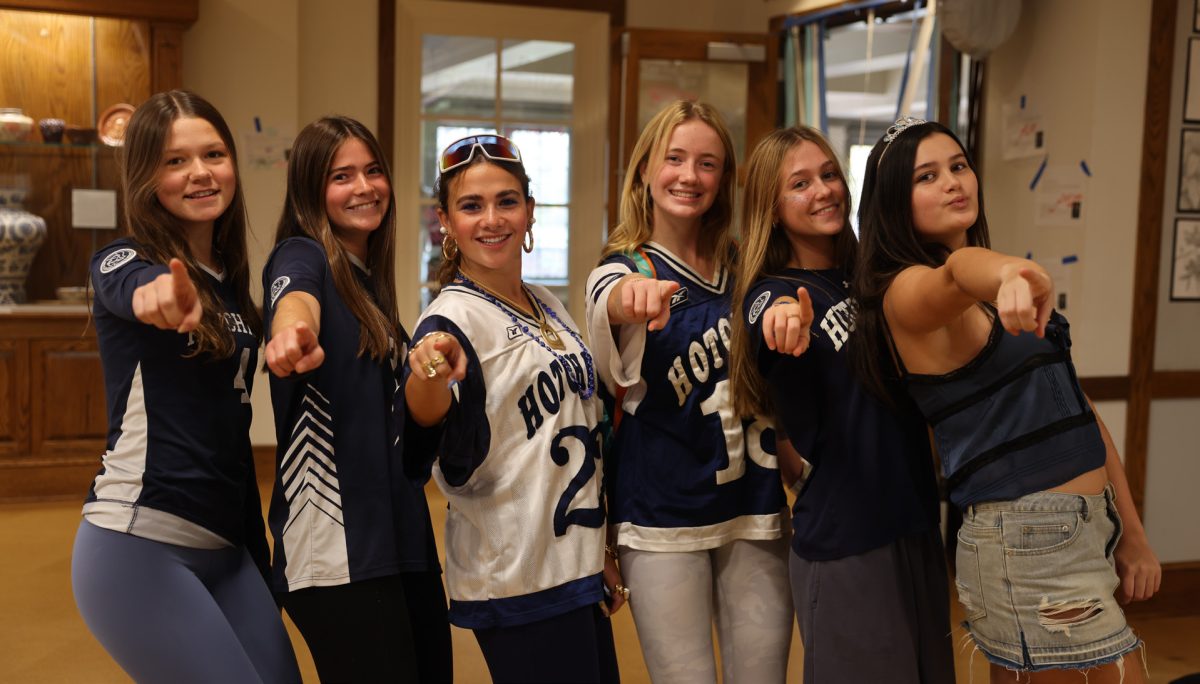 "Students dressed according to different themes on each day of Spirit Week."

