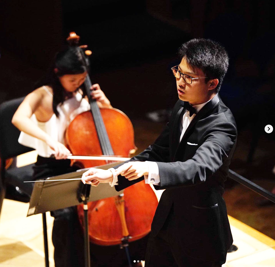 Yao was the first student to conduct the orchestra.